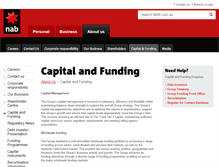 Tablet Screenshot of capital.nab.com.au