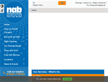 Tablet Screenshot of nab.org.uk