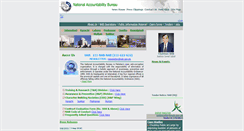 Desktop Screenshot of nab.gov.pk