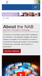 Mobile Screenshot of nab.org.za