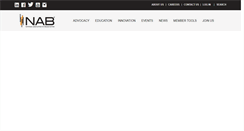 Desktop Screenshot of nab.org